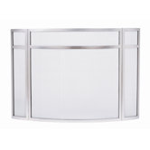 3 Panel Wrought Iron Fireplace Screens