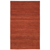 Cut Pile Solid Wool Rusty Rust Rug