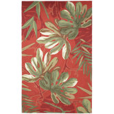 Outdoor Poly-Loop Palm Rust Rug