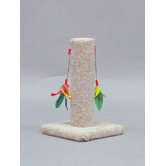 Carpet Scratching Post with Feather Toy