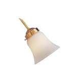 2.25" Neck Etched Opal Glass Shade for Ceiling Fan Light Kit