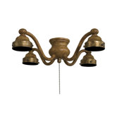Four Light Universal Branched Ceiling Fan Light Kit