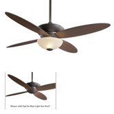52" Zen 4 Blade Ceiling Fan with Remote