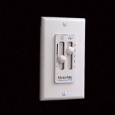Speed and Dimmer Control Wall Remote System with 3-Wire Installation