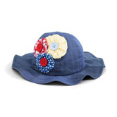 Kids' Floppy Hat with Flowers