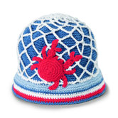 Baby Crab Crochet Bucket Hat