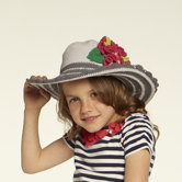 Kids' Flower Floppy Hat