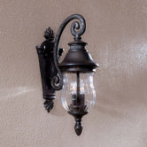 Newport Two Light Outdoor Wall Lantern in Heritage