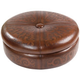 Colonial Super Jumbo Round Ottoman