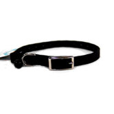 Braided Safety Cat Collar in Black