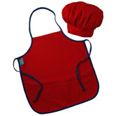Doodlebugz Crayola Chef Hat and Apron Set in Red