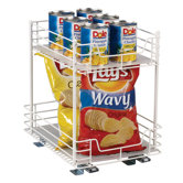 Glidez 12" Two Tier Pantry Organizer