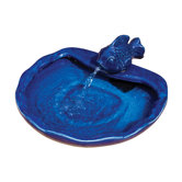 Solar Water Features Ceramic Koi Fountain