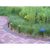 Sentinella Set of Six Copper Finished PIR Bollard Lights