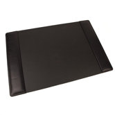 Nappa Vitello Home Desk Pad in Black