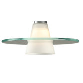 Obo Cone Glass Shade in White
