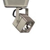 Low Voltage Track Head in Brushed Nickel