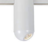 Halo series Galileo LEDme Track Luminaire Flood Lens in Brushed Nickel
