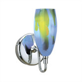 Trista Glass Shade in Blue/Green