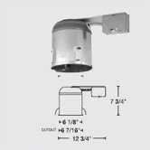 6" Line Voltage Non-IC Remodel Housing
