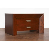 Roma 2 Drawer Bedside Table
