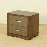 Alex 2 Drawer Bedside Table