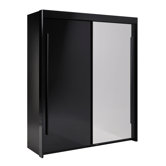 Dark Sliding Door Wardrobe