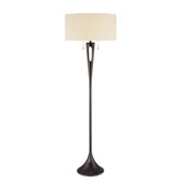 Two Light Floor Lamp in Bronze