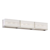 Nine Light Vanity Light in Brushed Nickel