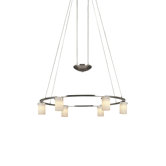 6 Light Counter Weight Chandelier