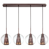 Bling Bang 4 Light Kitchen Island Pendant
