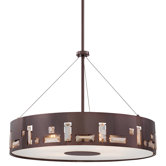 Bling Bang 5 Light Drum Pendant