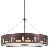 Bling Bang 6 Light Drum Pendant