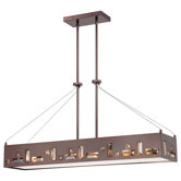 Bling Bang 6 Light Kitchen Island Pendant