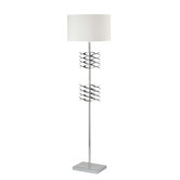 Lamps Floor Lamp with White Shade