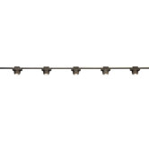 GK Lightrail Kit with 5 Fixed Heads in Sable Bronze Patina