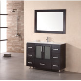 Milan Stanton 48" Modern Vanity with Drop in Sink