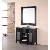 Rome 43" Single Sink Vanity Set in Espresso
