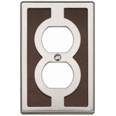 4.9" Zanzibar Brn Outlet Plate