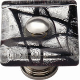 Glass Eclipse Square Knob