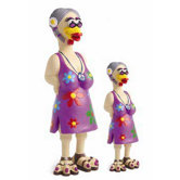 Grandma Hippie Chick  Dog Toy