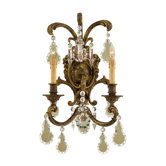 Metropolitan Two Light Wall Sconce in Antique Bronze Patina