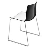 Catifa 46 Side Chair with Two-Tone Seat