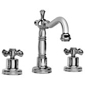 Pesaro Widespread Bathroom Faucet with Double Cross Handles