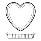 Non-Stick Silicone Heart Mold