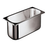 Ice Cream Container in Silver in Silver