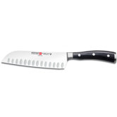 Classic Ikon 7" Santoku, Hollow Edge