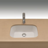 Universal Flex Undermount Bathroom Sink in White