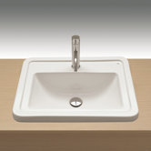 Universal Noble Bathroom Sink in White