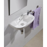 Universal Sena Bathroom Sink in White